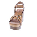 Sandalias Carmela zapatos Mujer modelo 161478 Marrón 