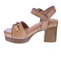 Sandalias Carmela zapatos Mujer modelo 161478 Marrón 