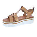 Sandalias Carmela zapatos Mujer modelo 161393 Marrón 