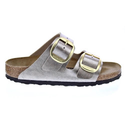 Sandalias Birkenstock zapatos Mujer modelo Arizona Plata Hebillas