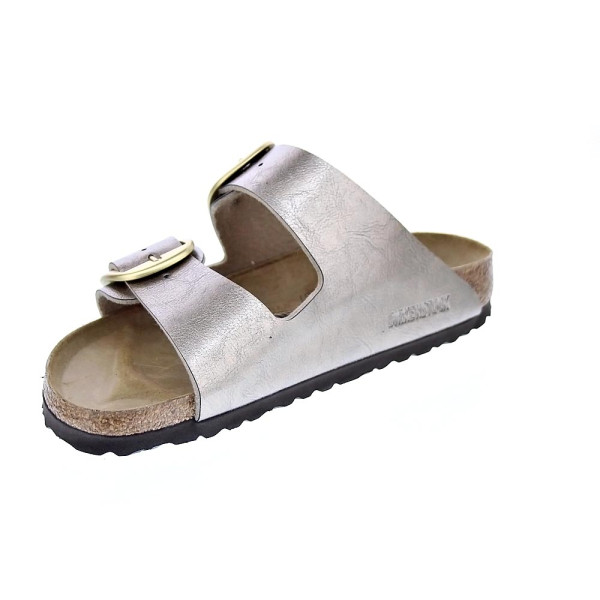 Sandalias Birkenstock zapatos Mujer modelo Arizona Plata Hebillas