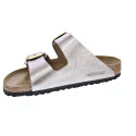 Sandalias Birkenstock zapatos Mujer modelo Arizona Plata Hebillas