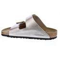 Sandalias Birkenstock zapatos Mujer modelo Arizona Plata Hebillas