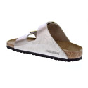 Sandalias Birkenstock zapatos Mujer modelo Arizona Plata Hebillas