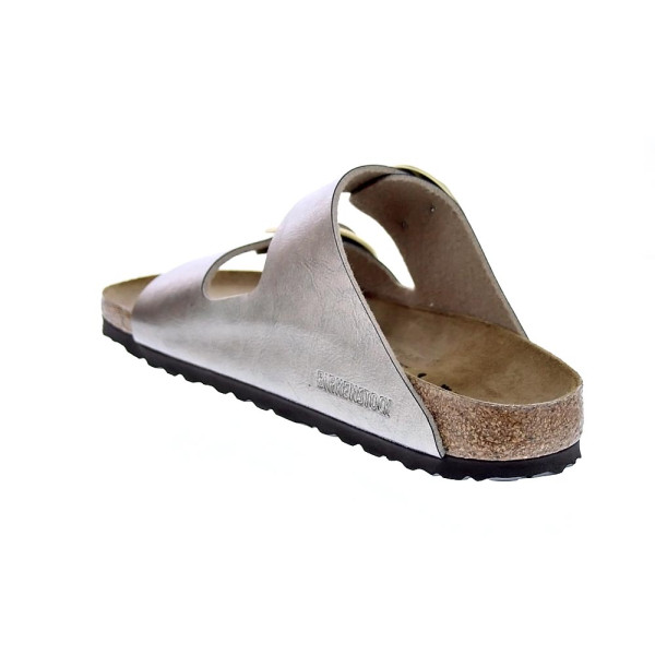 Sandalias Birkenstock zapatos Mujer modelo Arizona Plata Hebillas
