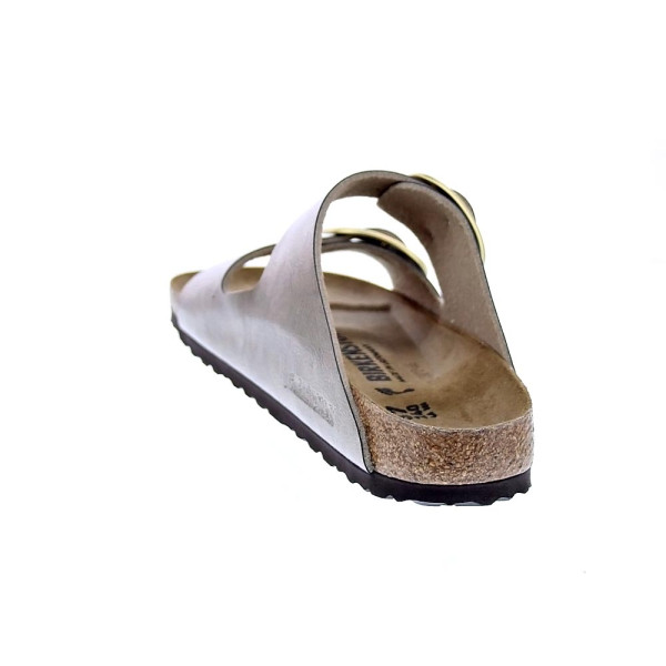 Sandalias Birkenstock zapatos Mujer modelo Arizona Plata Hebillas