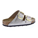 Sandalias Birkenstock zapatos Mujer modelo Arizona Plata Hebillas