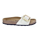 Chanclas Birkenstock zapatos Mujer modelo Madrid Beige Hebilla