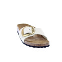 Chanclas Birkenstock zapatos Mujer modelo Madrid Beige Hebilla