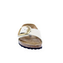 Chanclas Birkenstock zapatos Mujer modelo Madrid Beige Hebilla