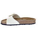 Chanclas Birkenstock zapatos Mujer modelo Madrid Beige Hebilla