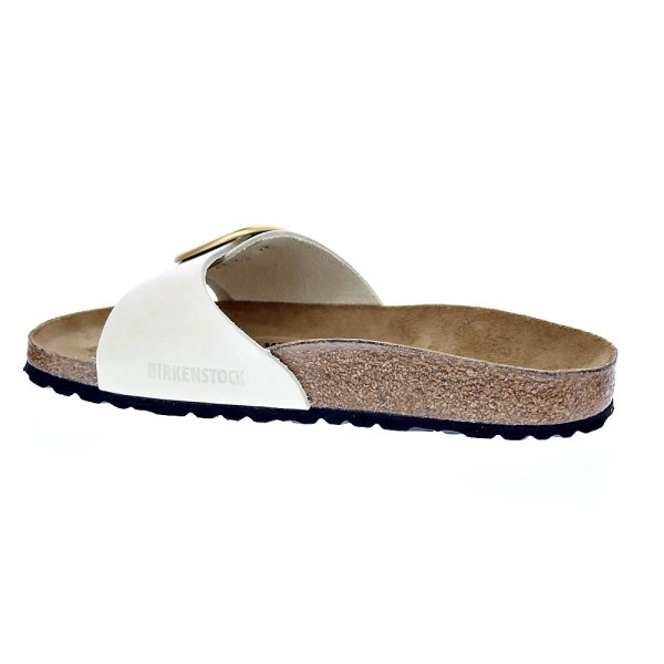 Chanclas Birkenstock zapatos Mujer modelo Madrid Beige Hebilla