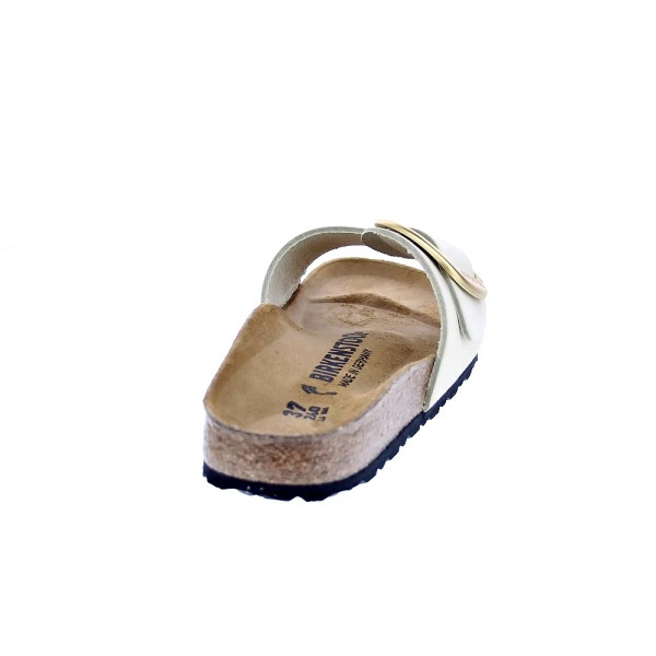 Chanclas Birkenstock zapatos Mujer modelo Madrid Beige Hebilla