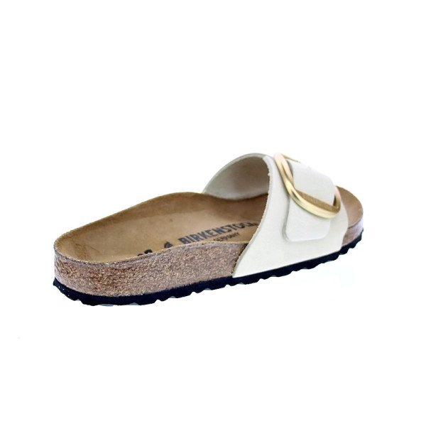Chanclas Birkenstock zapatos Mujer modelo Madrid Beige Hebilla