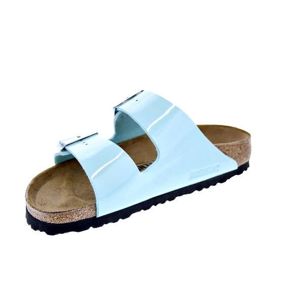 Sandalias Birkenstock zapatos Mujer modelo Arizona 1026963 Verde Hebillas