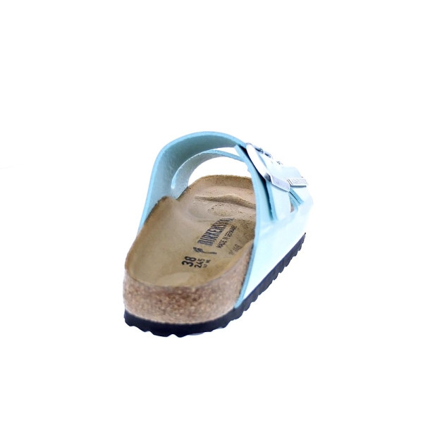 Sandalias Birkenstock zapatos Mujer modelo Arizona 1026963 Verde Hebillas