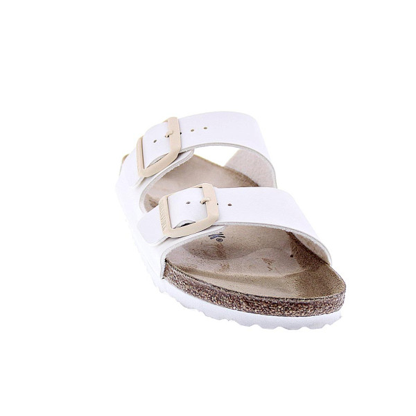 Sandalias Birkenstock zapatos Mujer modelo Arizona Beige Hebilla