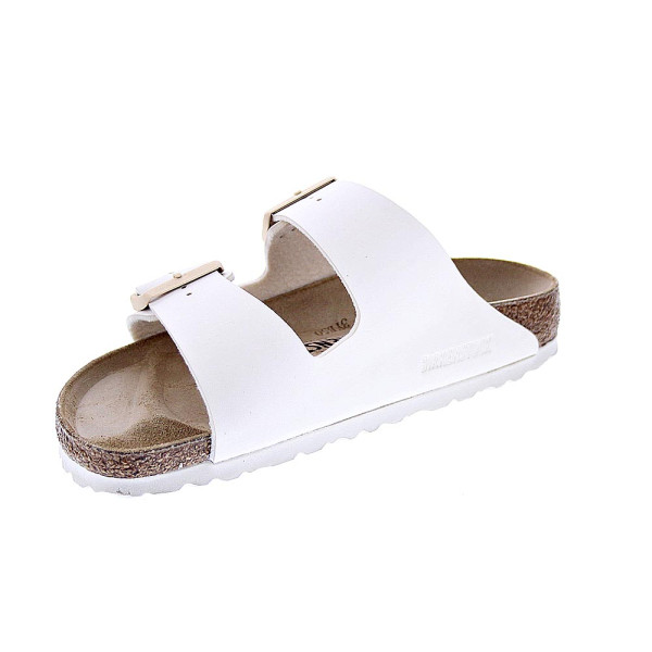 Sandalias Birkenstock zapatos Mujer modelo Arizona Beige Hebilla