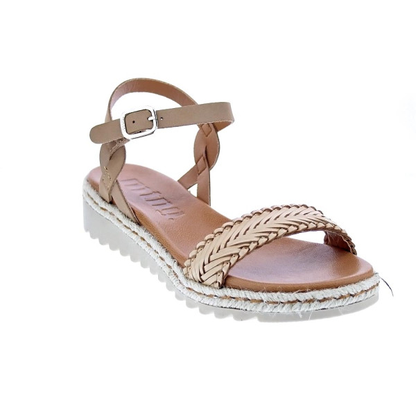Sandalias Mtng zapatos Mujer modelo Sandalia Trenza marrón Marrón 