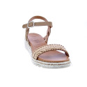 Sandalias Mtng zapatos Mujer modelo Sandalia Trenza marrón Marrón 