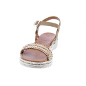 Sandalias Mtng zapatos Mujer modelo Sandalia Trenza marrón Marrón 