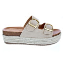 Sandalias Mtng zapatos Mujer modelo Turse Beige 