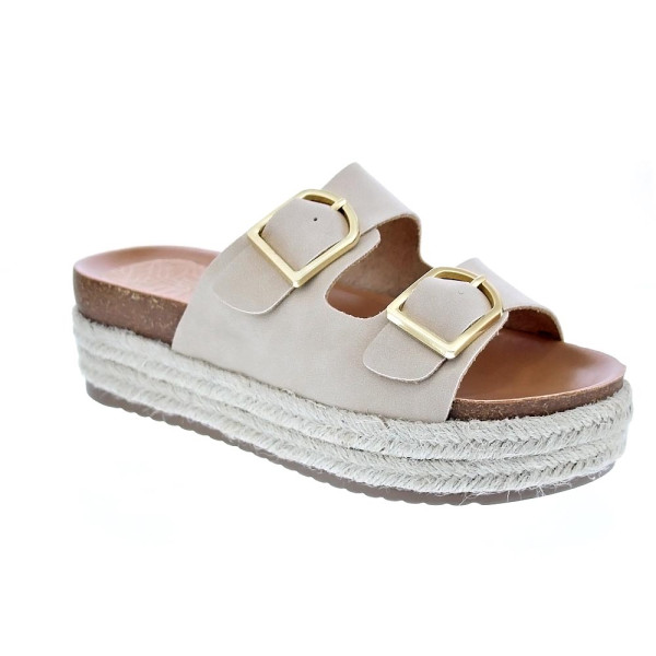 Sandalias Mtng zapatos Mujer modelo Turse Beige 