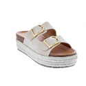 Sandalias Mtng zapatos Mujer modelo Turse Beige 
