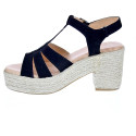 Sandalias Mtng zapatos Mujer modelo Join Negro 