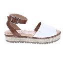 Sandalias Mtng zapatos Mujer modelo Nati Blanco 