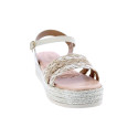 Sandalias Mtng zapatos Mujer modelo Trenza Jute Beige 