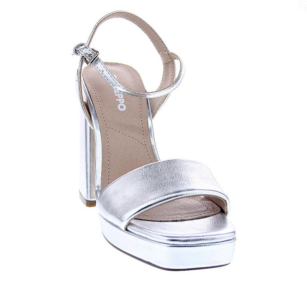 Sandalias Gioseppo zapatos Mujer modelo Lehigh Plata Hebilla