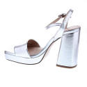 Sandalias Gioseppo zapatos Mujer modelo Lehigh Plata Hebilla