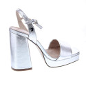Sandalias Gioseppo zapatos Mujer modelo Lehigh Plata Hebilla
