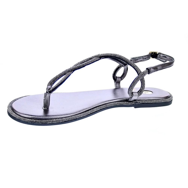 Sandalias La Strada zapatos Mujer modelo 2201532 Plata Hebilla