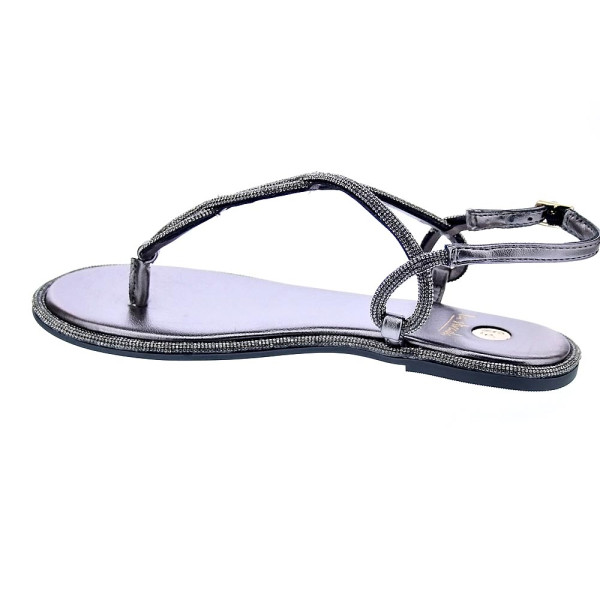 Sandalias La Strada zapatos Mujer modelo 2201532 Plata Hebilla