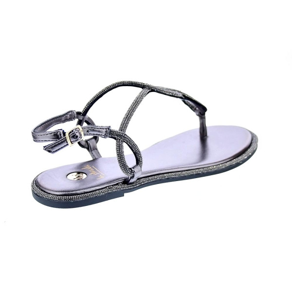 Sandalias La Strada zapatos Mujer modelo 2201532 Plata Hebilla