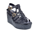 Sandalias Carmela zapatos Mujer modelo 161388 Negro 