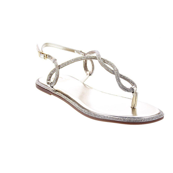 Sandalias La Strada zapatos Mujer modelo 2201532 Oro Hebilla
