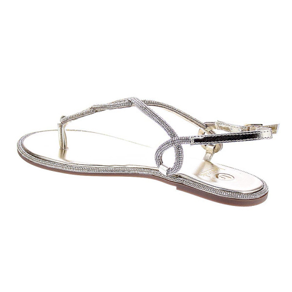 Sandalias La Strada zapatos Mujer modelo 2201532 Oro Hebilla