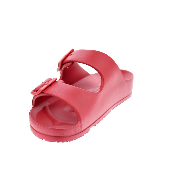 Sandalias Duuo zapatos Mujer modelo Eva Flat 57 Rojo Hebilla