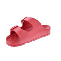 Sandalias Duuo zapatos Mujer modelo Eva Flat 57 Rojo Hebilla