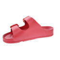 Sandalias Duuo zapatos Mujer modelo Eva Flat 57 Rojo Hebilla