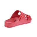 Sandalias Duuo zapatos Mujer modelo Eva Flat 57 Rojo Hebilla
