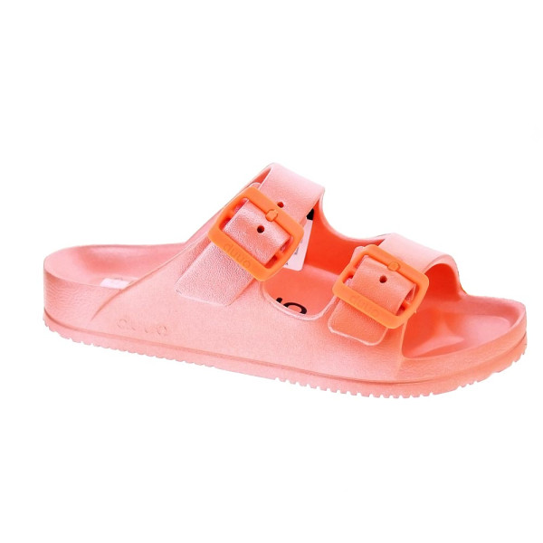 Sandalias Duuo zapatos Mujer modelo Eva Falt Metal 61 Naranja 