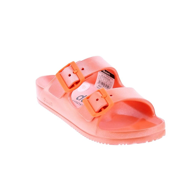 Sandalias Duuo zapatos Mujer modelo Eva Falt Metal 61 Naranja 