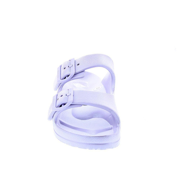 Sandalias Duuo zapatos Mujer modelo Eva Flat Metal 62 Violeta 