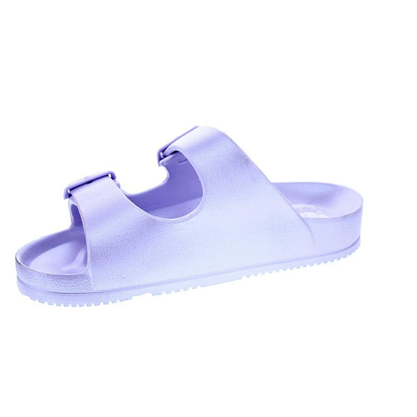 Sandalias Duuo zapatos Mujer modelo Eva Flat Metal 62 Violeta 