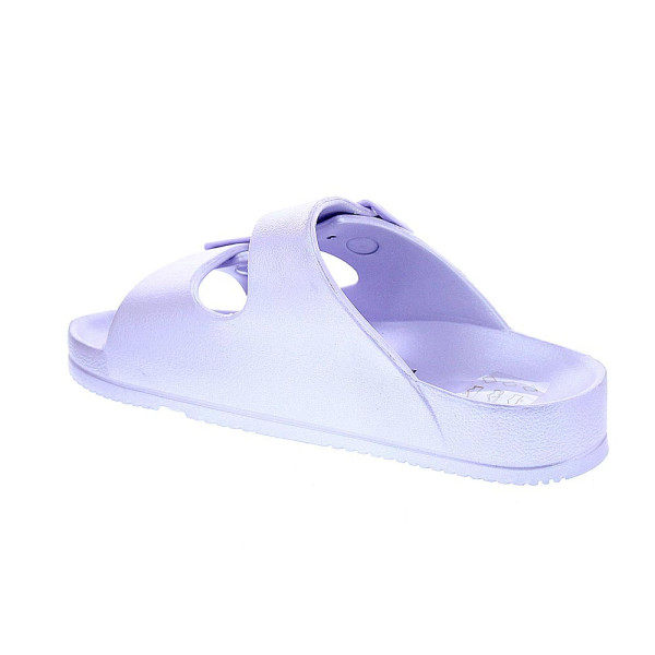 Sandalias Duuo zapatos Mujer modelo Eva Flat Metal 62 Violeta 