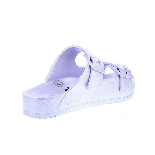 Sandalias Duuo zapatos Mujer modelo Eva Flat Metal 62 Violeta 